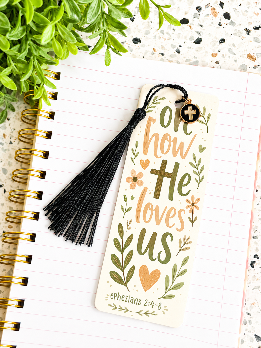 He Loves Us Bookmark