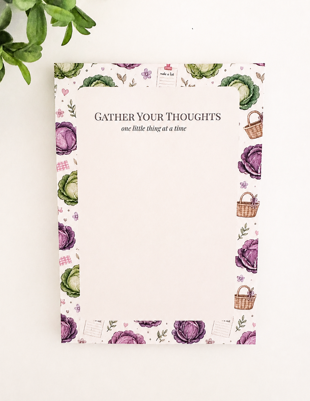 Gather Your Thoughts Notepad