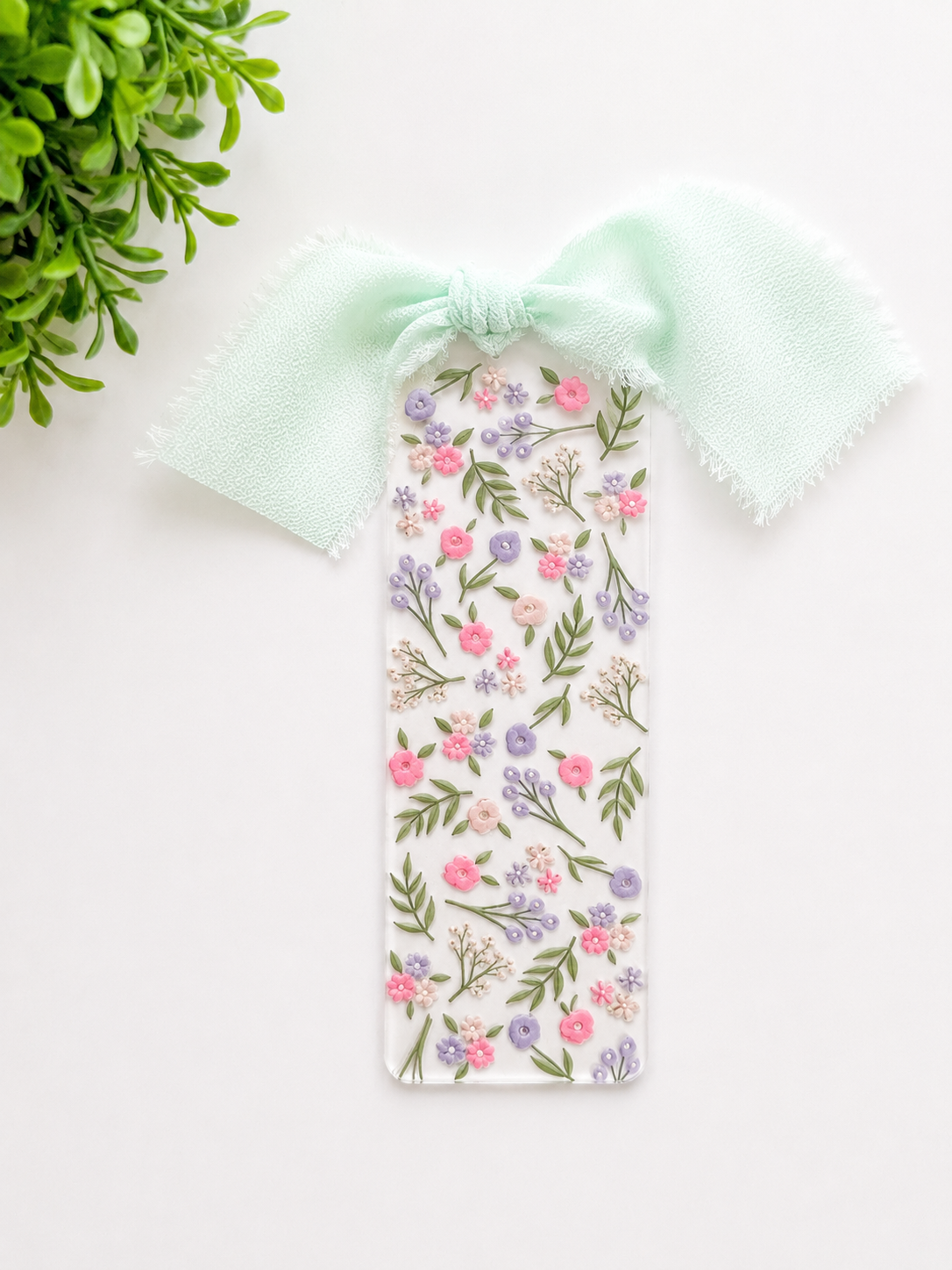 Secret Garden Acrylic Bookmark